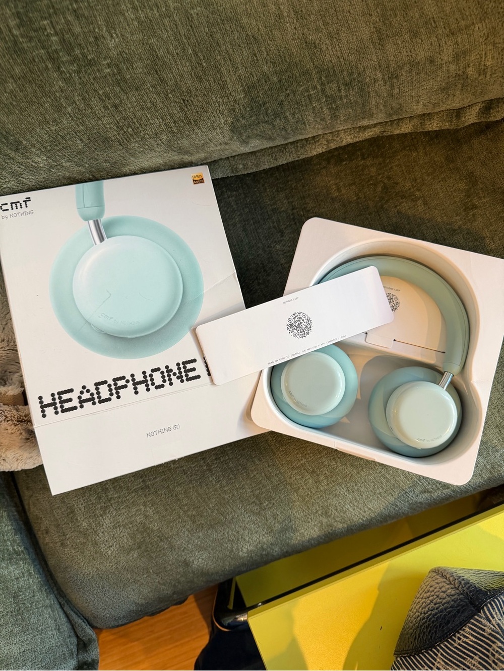 CMF by Nothing Headphone Pro in Light Green NEW Open Box